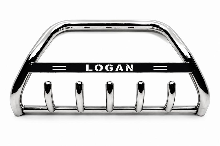Dacia Logan MCV 2013–2020 Sprednji zaščitni lok WT004 (nerjavno jeklo) Image