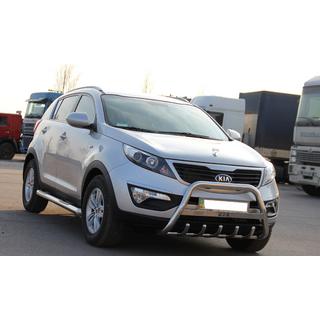 Sprednji zaščitni lok WT004 (nerjavno jeklo) Kia Sportage 2010–2015 fotografija 2