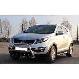 Sprednji zaščitni lok WT004 (nerjavno jeklo) Kia Sportage 2010–2015 fotografija 3