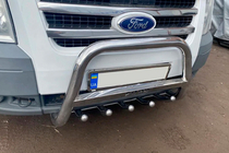 Ford Transit 2000–2014 Sprednji zaščitni lok WT004 (nerjavno jeklo) fotografija 2