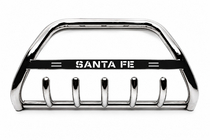 Hyundai Santa Fe 1 2000–2006 Sprednji zaščitni lok WT004 (nerjavno jeklo) fotografija 2