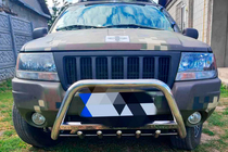 Jeep Grand Cherokee WJ 1999–2004 Sprednji zaščitni lok WT004 (nerjavno jeklo) fotografija 2