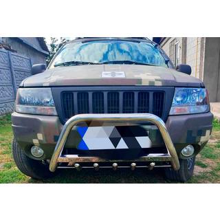Sprednji zaščitni lok WT004 (nerjavno jeklo) Jeep Grand Cherokee WJ 1999–2004 fotografija 2