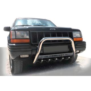 Sprednji zaščitni lok WT004 (nerjavno jeklo) Jeep Grand Cherokee WJ 1999–2004 fotografija 1