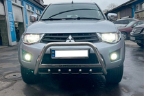 Mitsubishi L200 2006–2015 Sprednji zaščitni lok WT004 (nerjavno jeklo) fotografija 1