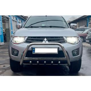 Sprednji zaščitni lok WT004 (nerjavno jeklo) Mitsubishi L200 2006–2015 fotografija 2