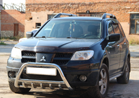 Mitsubishi Outlander 2001–2006 Prednji zaščitni lok WT003 (nerjaveče jeklo) fotografija 3