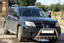 Mitsubishi Outlander 2001–2006 Prednji zaščitni lok WT003 (nerjaveče jeklo) fotografija 4