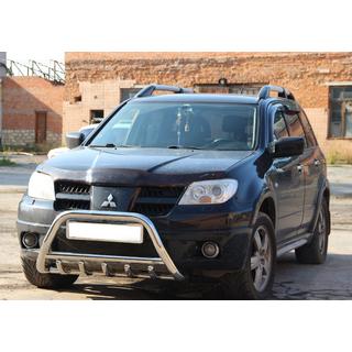 Prednji zaščitni lok WT003 (nerjaveče jeklo) Mitsubishi Outlander 2001–2006 fotografija 3