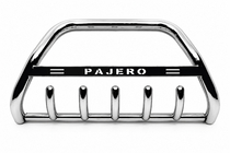 Mitsubishi Pajero Sport 2015– Sprednji zaščitni lok WT004 (nerjavno jeklo) fotografija 1