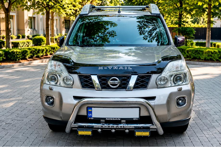 Nissan X-trail T31 2007–2014 Sprednji zaščitni lok WT004 (nerjavno jeklo) Image