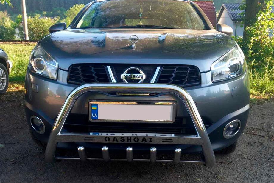 Nissan Qashqai 2010–2014 Sprednji zaščitni lok WT004 (nerjavno jeklo) Image