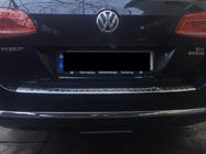 Volkswagen Passat B7 2012–2015 Letvica za zadnji odbijač OmsaLine, sijaj (SW, nerjaveče jeklo) fotografija 3