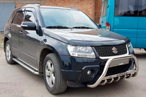 Suzuki Grand Vitara 2005–2017 Sprednji zaščitni lok WT004 (nerjavno jeklo) fotografija 3