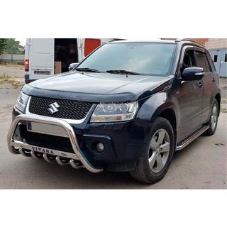 Sprednji zaščitni lok WT004 (nerjavno jeklo) Suzuki Grand Vitara 2005–2017 fotografija 2