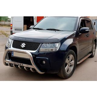Sprednji zaščitni lok WT004 (nerjavno jeklo) Suzuki Grand Vitara 2005–2017 fotografija 4