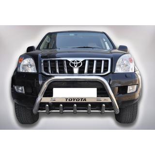 Sprednji zaščitni lok WT004 (nerjavno jeklo) Toyota Land Cruiser Prado 120 2002–2009 fotografija 1