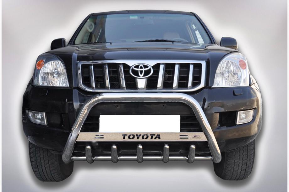 Toyota Land Cruiser Prado 120 2002–2009 Sprednji zaščitni lok WT004 (nerjavno jeklo) Image