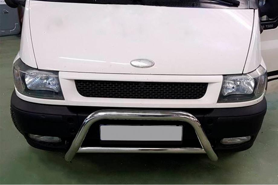Ford Transit 2000–2014 Sprednji zaščitni lok (bull bar) WT006 (nerjaveče jeklo) Image