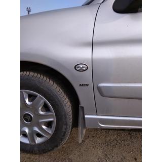 Obroba smernika OmsaLine (2 kos., nerjaveče jeklo) Citroen Berlingo 1996–2008 fotografija 2