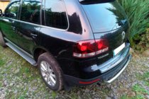 Volkswagen Touareg 2002–2010 Zadnja zaščitna cev AK002 (2 kosa, nerjavno jeklo) fotografija 1