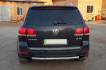 Volkswagen Touareg 2002–2010 Zadnja zaščitna cev AK002 (2 kosa, nerjavno jeklo) fotografija 5