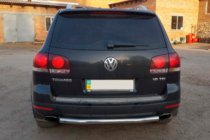 Volkswagen Touareg 2002–2010 Zadnja zaščitna cev AK002 (2 kosa, nerjavno jeklo) fotografija 6