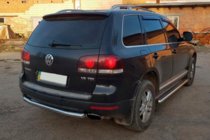 Volkswagen Touareg 2002–2010 Zadnja zaščitna cev AK002 (2 kosa, nerjavno jeklo) fotografija 8