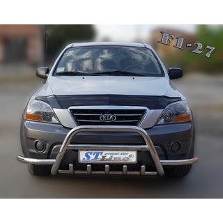 Sprednji zaščitni lok (bullbar) WT003-Exclusive (nerjaveče jeklo) Kia Sorento I BL 2002–2009 fotografija 2