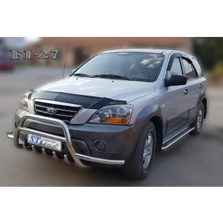 Sprednji zaščitni lok (bullbar) WT003-Exclusive (nerjaveče jeklo) Kia Sorento I BL 2002–2009 fotografija 3