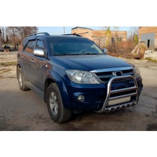 Prednji zaščitni lok (bullbar) F12-11 (nerjavno jeklo) Toyota Fortuner 2006–2015 fotografija 3