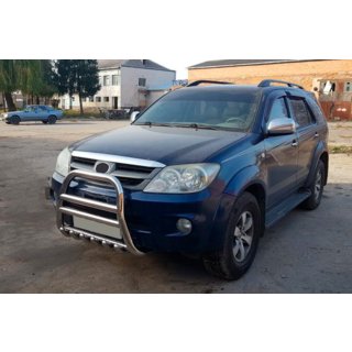 Prednji zaščitni lok (bullbar) F12-11 (nerjavno jeklo) Toyota Fortuner 2006–2015 fotografija 2