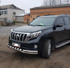 Toyota Land Cruiser Prado 150 2009–2023 Sprednji zaščitni lok F3-31 (nerjaveče jeklo) fotografija 9