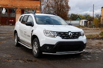 Dacia Duster 2018–2024 Sprednji zaščitni lok F3-10 (nerjaveče jeklo) fotografija 3