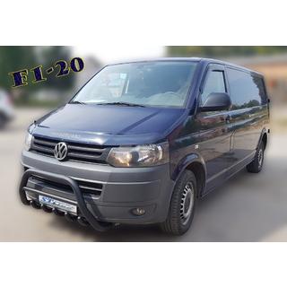 Bullbar WT003 Black (nerjavno jeklo) Volkswagen T5 2010–2015 fotografija 2