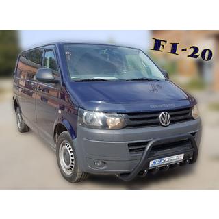 Bullbar WT003 Black (nerjavno jeklo) Volkswagen T5 2010–2015 fotografija 3