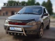 Lada Kalina 2004–2011 Sprednji zaščitni lok (bullbar) WT003 (60 mm, nerjaveče jeklo) fotografija 3