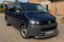 Volkswagen T5 2010–2015 Sprednji zaščitni lok F3-42 (inox) fotografija 3