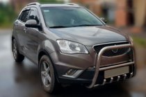 SsangYong Korando 2010–2019 Kenguru zaščita F1-40 (nerjaveče jeklo) fotografija 3