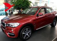 BMW X6 F16 2014–2019 Integrirani strešni nosilci (relingi) kromirani OEM (aluminij, montaža z lepljenjem) fotografija 2