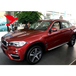Integrirani strešni nosilci (relingi) kromirani OEM (aluminij, montaža z lepljenjem) BMW X6 F16 2014–2019 fotografija 2