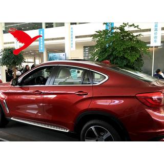 Integrirani strešni nosilci (relingi) kromirani OEM (aluminij, montaža z lepljenjem) BMW X6 F16 2014–2019 fotografija 3
