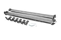 Mercedes G razred W463 1990–2018 OEM stranske stopnice (2 kos, aluminij) fotografija 1