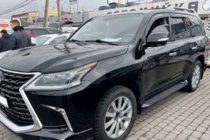 Lexus LX570/450d 2008–2022 Vetrni deflektorji za okna 8 cm (4 kos, HIC) fotografija 7