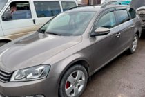 Volkswagen Passat B7 2012–2015 Vetrni deflektorji oken SW (4 kosi, EU, HIC) fotografija 16