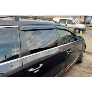 Vetrni deflektorji oken SW (4 kosi, EU, HIC) Volkswagen Passat B7 2012–2015 fotografija 2