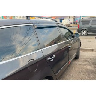Vetrni deflektorji oken SW (4 kosi, EU, HIC) Volkswagen Passat B7 2012–2015 fotografija 3
