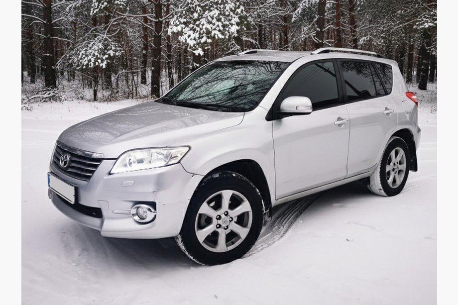 Toyota Rav 4 2006–2013 Strešni relingi Skyport (Sivi) Image