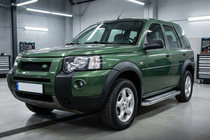 Land Rover Freelander I 1997–2006 Stranske stopnice Maydos V2 (2 kosa, aluminij/nerjavno jeklo) fotografija 2