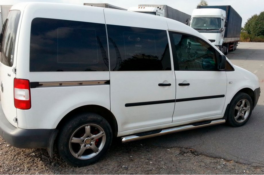Volkswagen Caddy 2015–2020 Stranske cevi BB002 (2 kosa, inox) Image